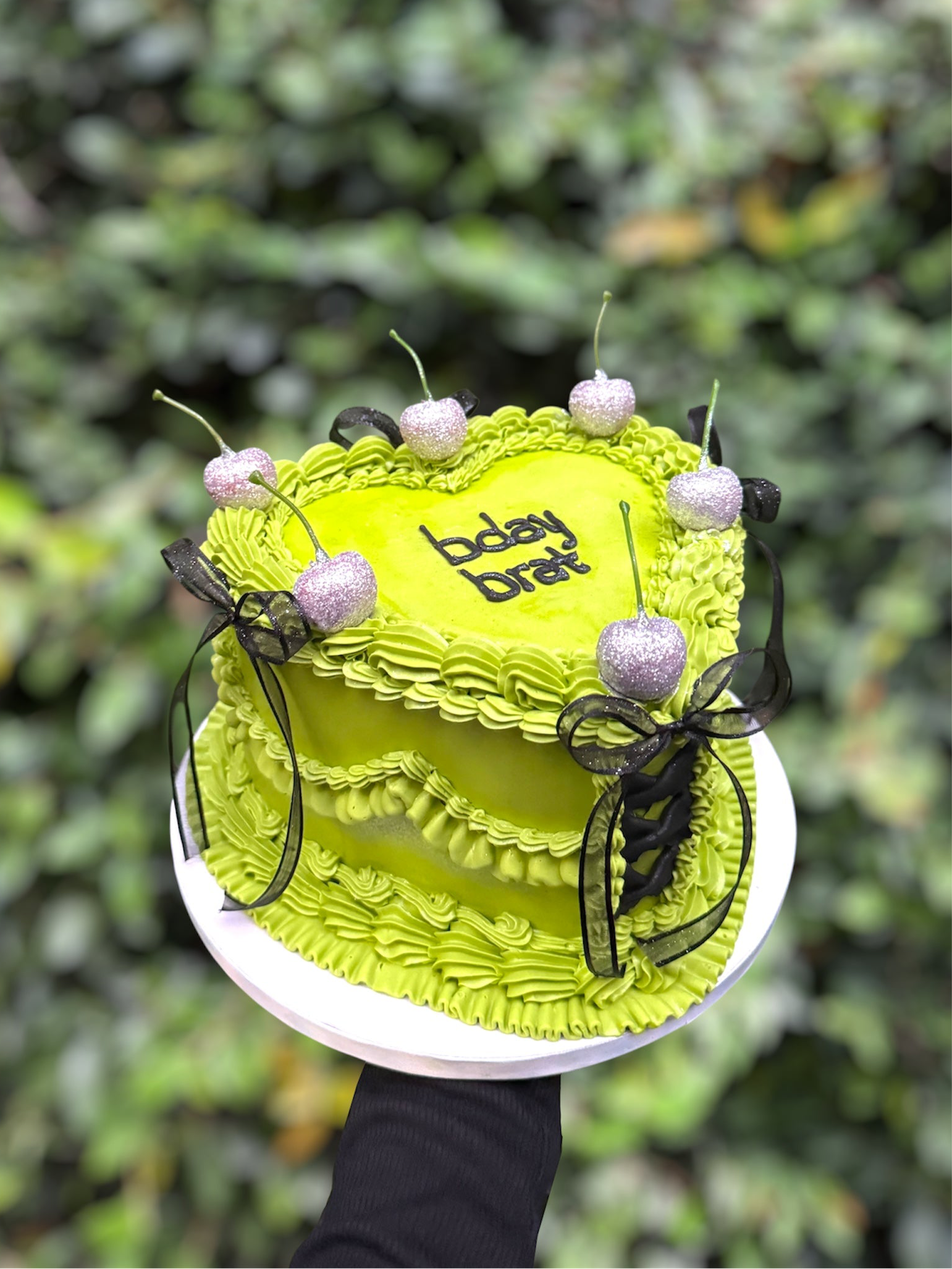 Bday Brat Heart Cake