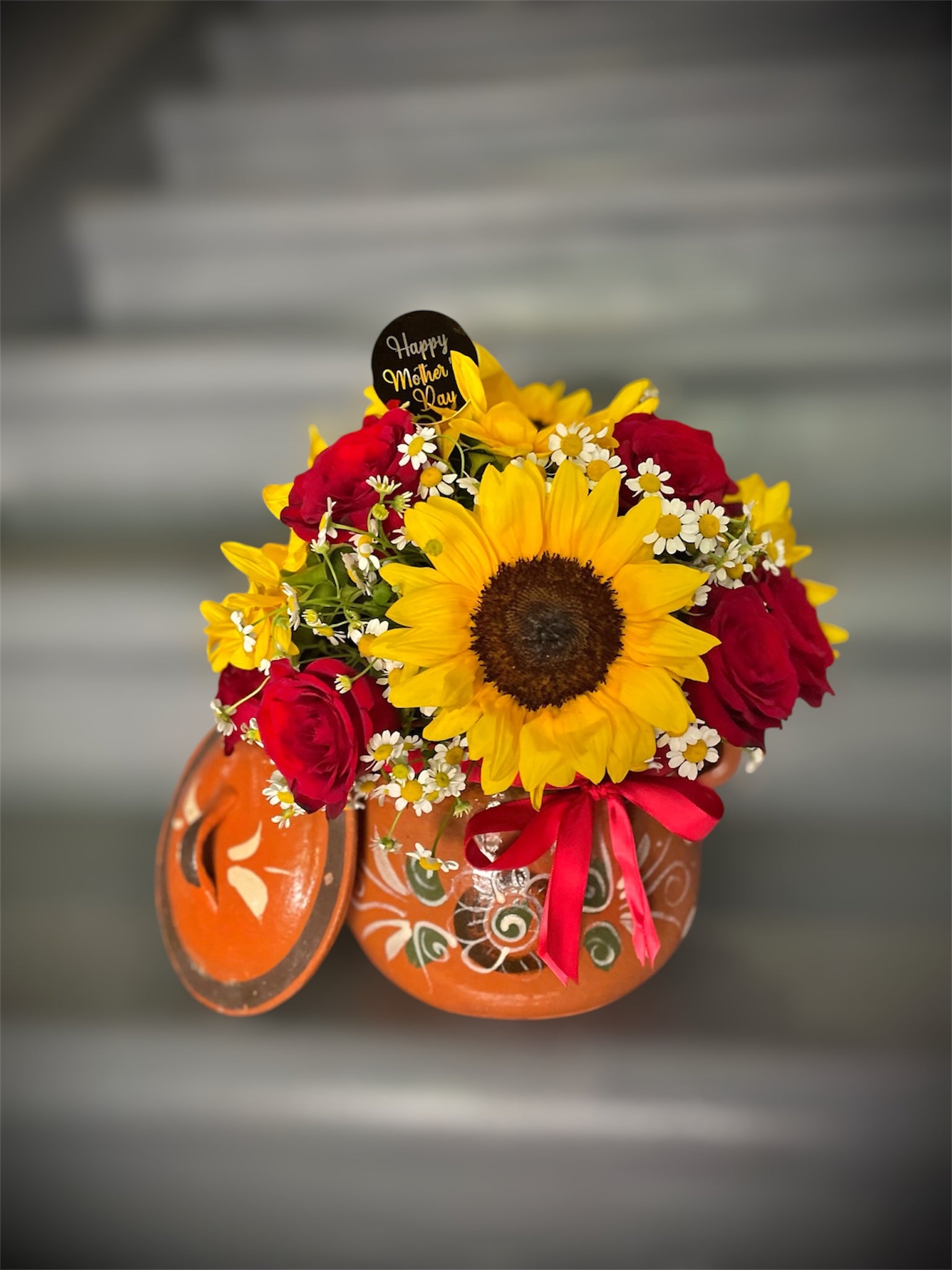 Mothers Day sunflower Arrangement