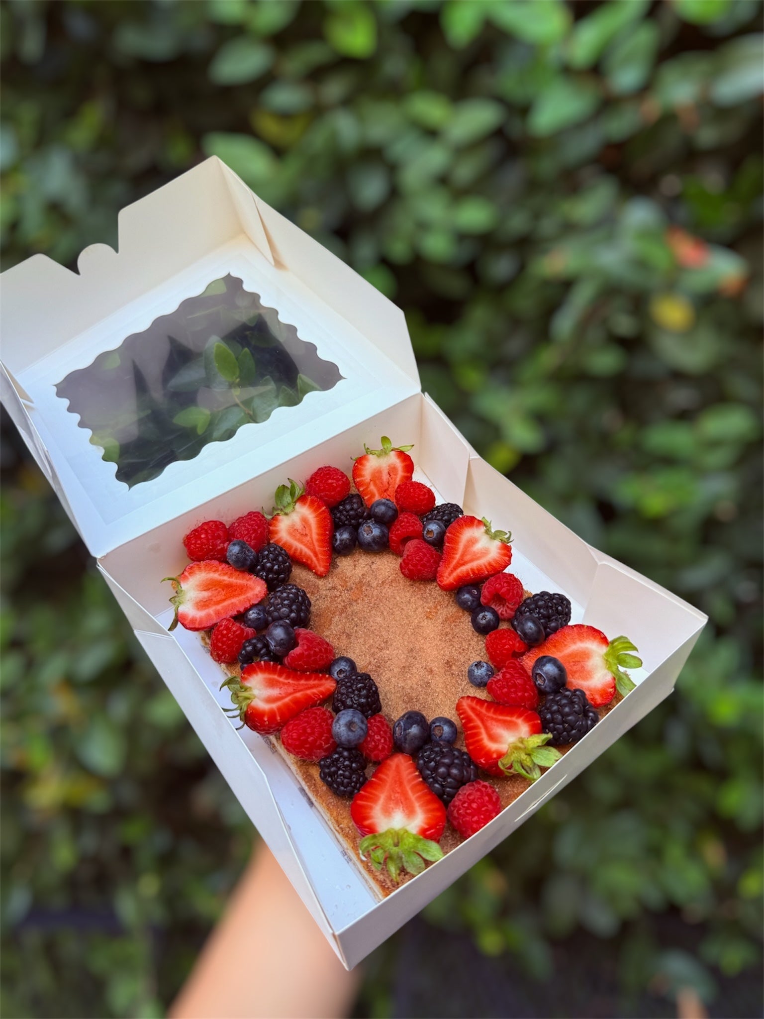 Churro Cheesecake Half size Fruit Box