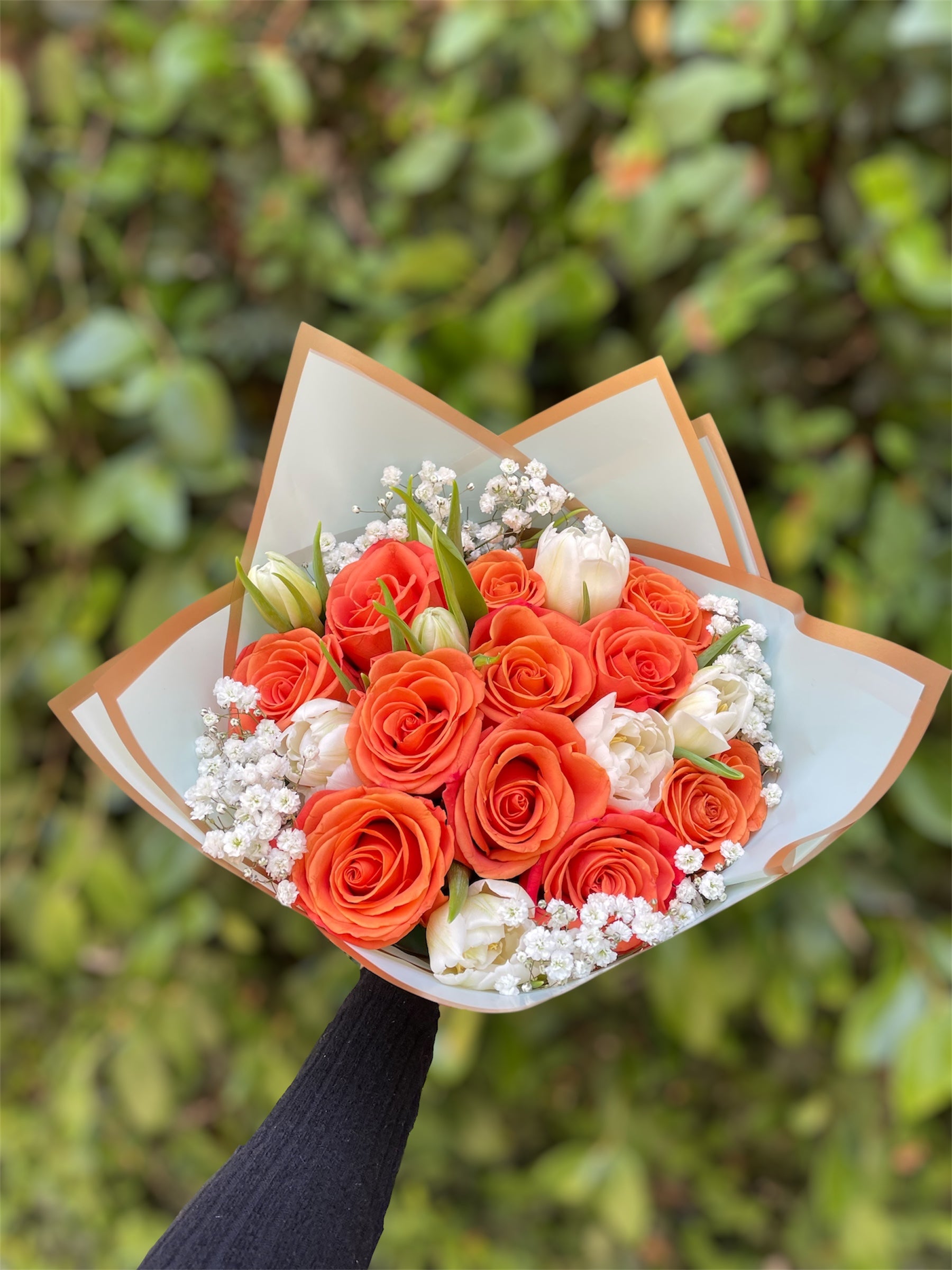 Orange Rose Bouquet